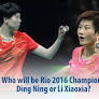 Ding Ning vs Li Xiaoxia: Chinese stars face rematch of London 2012 final