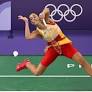 He Bing Jiao honors injured Carolina Marin at badminton medal ceremony