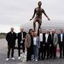 Franz Beckenbauer statue unveiled outside the Allianz Arena