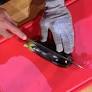 Professional Athletes Compete to See Who Can Cut Vegetables Exactly in Half on German Game Show