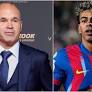 Andrés Iniesta delivers high praise on Barcelona standout Lamine Yamal with ‘greatest in soccer history’ take