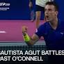 Highlights: Bautista Agut saves 2 MPs, beats O'Connell in Montpellier 2026