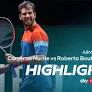ATP Tour: Cameron Norrie beats Roberto Bautista Agut in straight sets to advance to round of 16 at AMRO Open in Rotterdam