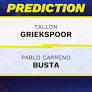 Tallon Griekspoor vs. Pablo Carreno Busta prediction, odds, picks for ATP Open Sud de France 2026