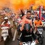 Thousands of Jakmania Celebrate Persija Jakarta Liga 1 Success