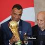 Brazil's President Lula attends the ceremony presenting the FIFA World Cup Trophy in Brasilia