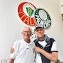 Ademir da Guia e Dudu visitam CT do Palmeiras antes de estreia no Paulistão