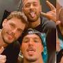 Neymar reúne "parças" Gabriel Medina e Bruninho em clique raro: "O trio"
