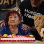 Carla Guerrero celebrates her 100th birthday with friends and family