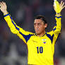 Alex Aguinaga, the player who has participated the most in the CONMEBOL Copa America
