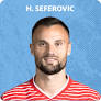 Haris Seferovic (F) Stat Splits - Celta de Vigo