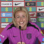 Leah Williamson on facing Arsenal team-mate Stina Blackstenius and banning ABBA ahead of England’s Euro 2025 clash against Sweden