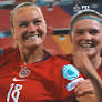 Frida Maanum finds the net, extending Norway's lead to 3-1 over Iceland