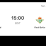 Real Madrid vs Real Betis - live score, predicted lineups and H2H stats