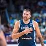 Where does Doncic's 34.7 points per game rank in EuroBasket history?