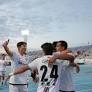 Jeju SK beat Suwon FC.Jeju won 2-1 in the 34th round of Hana Bank K League 1 2025 (the first round o..