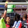 Pescara’s Sulley Muntari walks off after being booked for reporting racist abuse