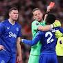 Everton's Idrissa Gueye sent off after slapping teammate