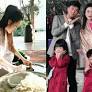 Võ Nhật Linh đảm đang gói bánh chưng, gửi trọn yêu thương cho Phan Văn Đức khi phải thi đấu xa nhà ngày Tết