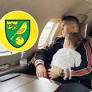 Milot Rashica arrives in Norwich, a few days after transferring to the English club