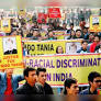 Northeast students march to Parliament, demand anti-racism law