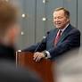 At UND, former U.S. Rep. Earl Pomeroy assesses state of American democracy