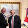 President Fernández receives President Miguel Díaz-Canel of Cuba