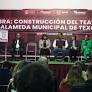 LA GOBERNADORA DELFINA GÓMEZ ÁLVAREZ DIO EL BANDERAZO DE INICIO DE OBRA DE TEATRO AL AIRE LIBRE DE TEXCOCO