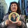 People pay homage to former Chilean President Salvador Allende in Santiago