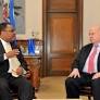 Haiti - Politic : José Miguel Insulza receives Garry Conille at OAS headquarters in Washington
