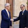 The minister-president of Flanders says Catalan leaders 'never engaged in any violent act'