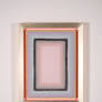 Synthetic polymer, marble dust, 13.25ct white gold leaf, on linen and wood