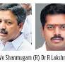 Former cadres of same flock, C Ve Shanmugam and R Lakshmanan now electoral foes
