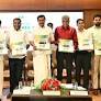 Minister M.P. Saminathan launches The Hindu’s coffee table book on Tiruppur’s development