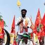 Tamil Nadu: NTK candidate arrives in bullock cart to file nomination in Tenkasi