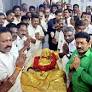 AIADMK treasurer receives golden armour for Thevar Guru Pooja