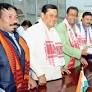Nagaon MLA files papers for Lok Sabha seat