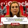 La informalidad en el Perú no es de 77%, como afirmó la candidata Fiorella Molinelli