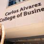 University leaders and supporters unveil statue of philanthropist Carlos Alvarez at Main Campus