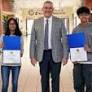 Congressman Loudermilk congratulates Congressional App competition winners