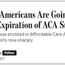 TOM BARRETT AND BILL HUIZENGA DID THAT: Michiganders Going Uninsured Due to Expiration of ACA Tax Credits