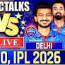 🔴 IPL Live Match: KKR Vs DC, Live Commentary | IPL 2026, Cricket Live Match Score , 1st Inn Colson Montgomery (BrUnX2eqkq)