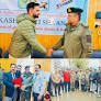 Auqib Nabi Dar honoured by Baramulla Cricket Forum for Ranji Trophy success