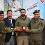 Aqib Nabi Dar honoured by Baramulla Cricket Association for standout rise