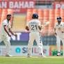 Dhruv Jurel loses his stumps to Mohammad Saleem