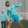 M Siddharth bowls at the nets, Lucknow, May 18, 2025 © PTI