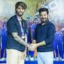 Telangana CM Revanth Reddy felicitates Tilak Varma