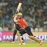 On the charge: Priyansh Arya shows his range with 4,4,6,4