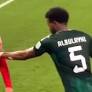 Serial troublemaker Ali Al-Bulayhi shoves Son Heung-min and grabs his hair as South Korea beat Saudi Arabia in the Asian Cup... after confrontations with Lionel Messi and Cristiano Ronaldo