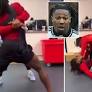Adama Traore shows off his monstrous strength by FLOORING Calvin Bassey during friendly tussle in the Fulham changing room as fans tell the hulking winger to try UFC